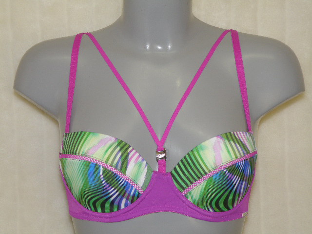 SAPPH BAMBOO Print Purple bh