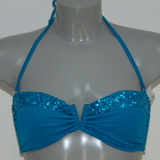 Sapph Beach Princess Flash turquoise soft-cup bikinitop