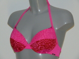 Sapph Beach Bonaire roze/rood voorgevormde bikinitop