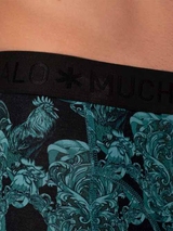 Muchachomalo Rooster groen/print boxershort