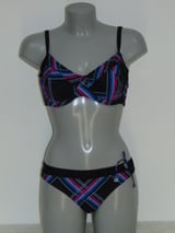 Shiwi Gaby zwart/blauw bikini set