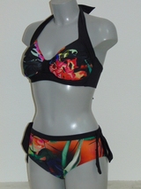 Lentiggini Bouquet zwart bikini set