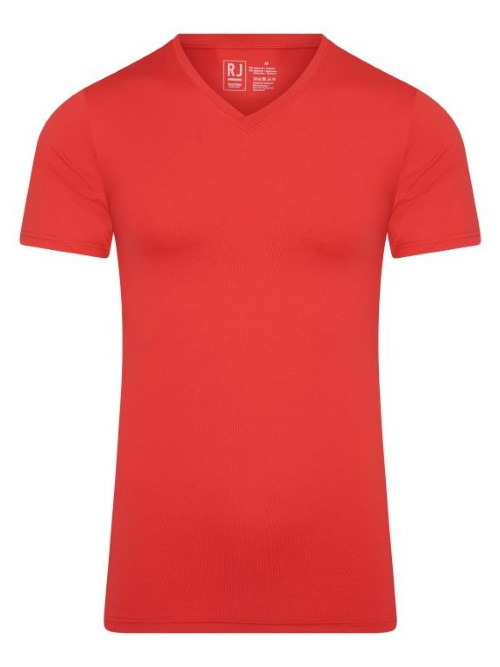 RJ Bodywear Men Pure Color rood shirt