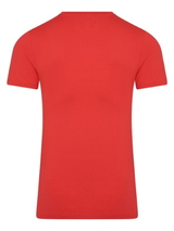 RJ Bodywear Men Pure Color rood shirt