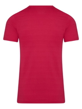 RJ Bodywear Men Pure Color donker rood shirt