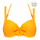Marlies Dekkers Badmode Papillon oranje voorgevormde bikinitop