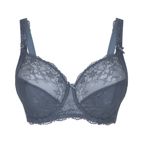 LingaDore Daily Full Coverage Lace dark slade soft-cup bh