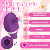 PureVibe Oral Air-Pulse Lover paars clitoris vibrator