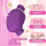 PureVibe Oral Air-Pulse Lover paars clitoris vibrator