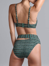 Marlies Dekkers Badmode Bebali groen/print bikini broekje