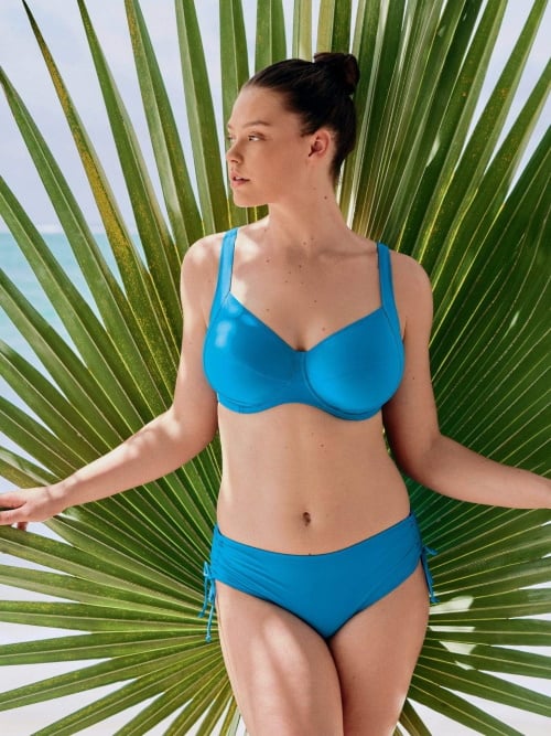 Rosa Faia blau bh bikini atoll unwattierter Strand Sibel