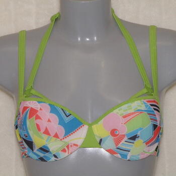 Marlies Dekkers Badmode Yellow Submarine Print/Groen Voorgevormde Bikinitop