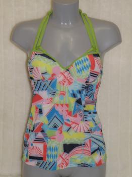 Marlies Dekkers Badmode Yellow Submarine Print/Groen Tankini Top