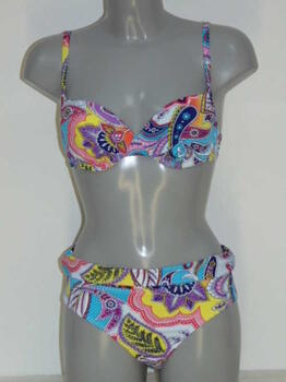 Nickey Nobel Paisley Roze/Print Bikini Set