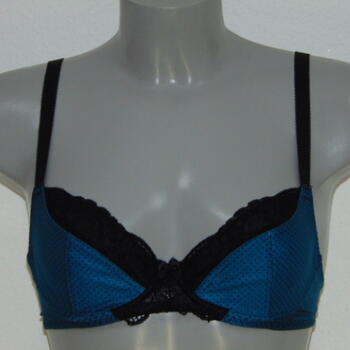 After Eden Dotted Blauw/Zwart Niet voorgevormde bh
