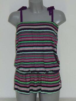 Shiwi Pixie Groen/Roze Strandjurk
