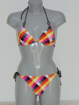 Shiwi Bardot Oranje/Roze Bikini Set