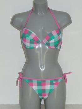Shiwi Subject Roze/Groen Bikini Set