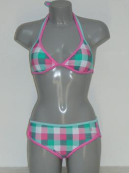 Shiwi Subject Roze/Groen Bikini Set