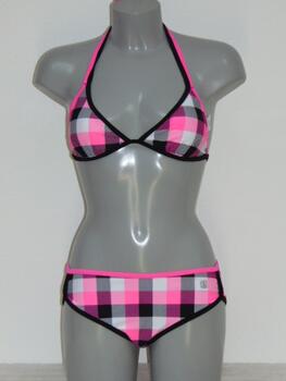 Shiwi Subject Roze/Zwart Bikini Set