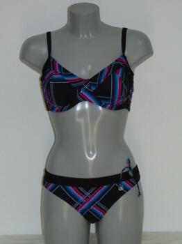 Shiwi Gaby Zwart/Blauw Bikini Set