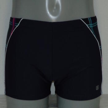 Shiwi Heren Plaid Marine Blauw/Roze Zwemboxer