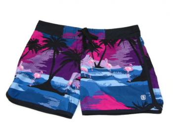 Shiwi Heren Tropical Blauw/Print Zwemshort