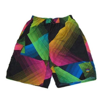 Shiwi Heren Cyber Zwart/Multicolor Zwemshort