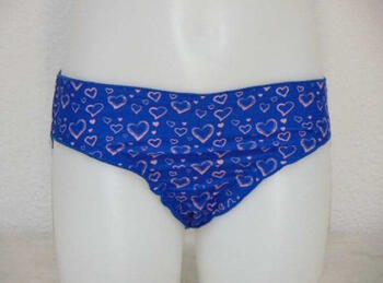 Shiwi Basic Blauw/Print Bikini Broekje