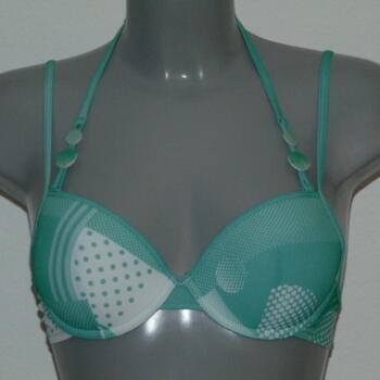 Marlies Dekkers Badmode Princess of Polkadots Groen/Wit Push Up Bikinitop