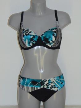 Mila Calella Blauw/Zwart Bikini Set