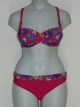 Nickey Nobel Hybiscus Raspberry Bikini Set