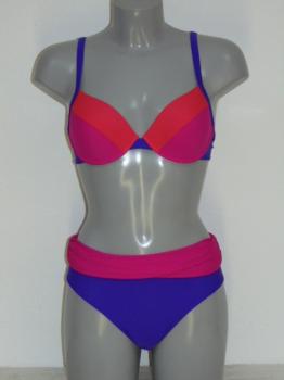 Nickey Nobel Colorblock Paars Bikini Set