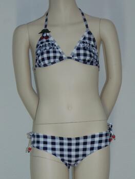 Boobs & Bloomers Dutch Blauw/Wit Bikini Set