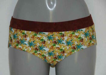 LingaDore Beach Zanzi Coconut Tree Geel Bikini Broekje