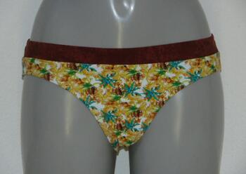 LingaDore Beach Zanzi Coconut Tree Geel Bikini Broekje