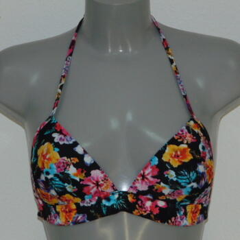 LingaDore Beach Hula Zwart/Print Push Up Bikinitop