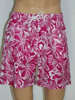 Nickey Nobel George Wit/Roze Zwemshort