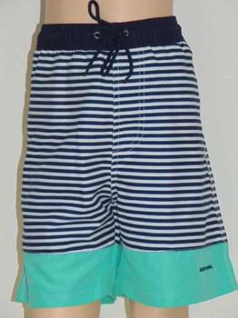 Nickey Nobel Manu Marine Blauw/Wit Zwemshort