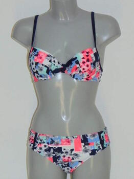 Nickey Nobel Jenice Blauw/Roze Bikini Set