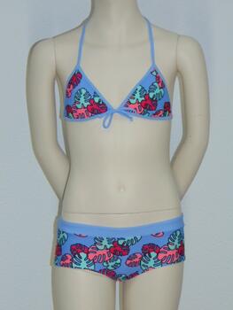 Boobs & Bloomers Britta Paars/Print Bikini Set