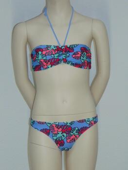 Boobs & Bloomers Britta Paars/Print Bikini Set