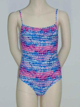 Boobs & Bloomers Chanouk Blauw/Roze Badpak