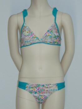 Boobs & Bloomers Issa Groen/Print Bikini Set