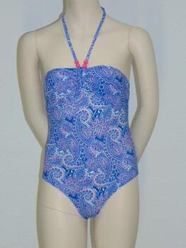 Nickey Nobel Kaylee Blauw/Wit Badpak