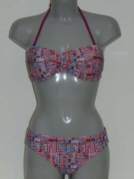 Nickey Nobel Lotte Roze/Print Bikini Set