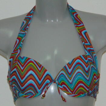 LingaDore Beach Isla Blauw/Print Voorgevormde Bikinitop