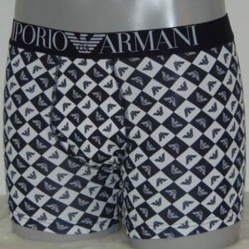 Armani Heren Irriconoscibile Zwart/Wit Boxershort