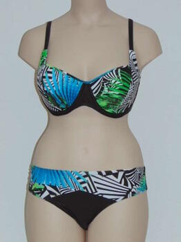 Mila Compostela Bruin/Print Bikini Set