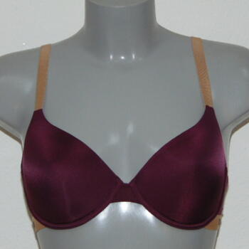 Armani Dames Microfiber Aubergine Voorgevormde bh